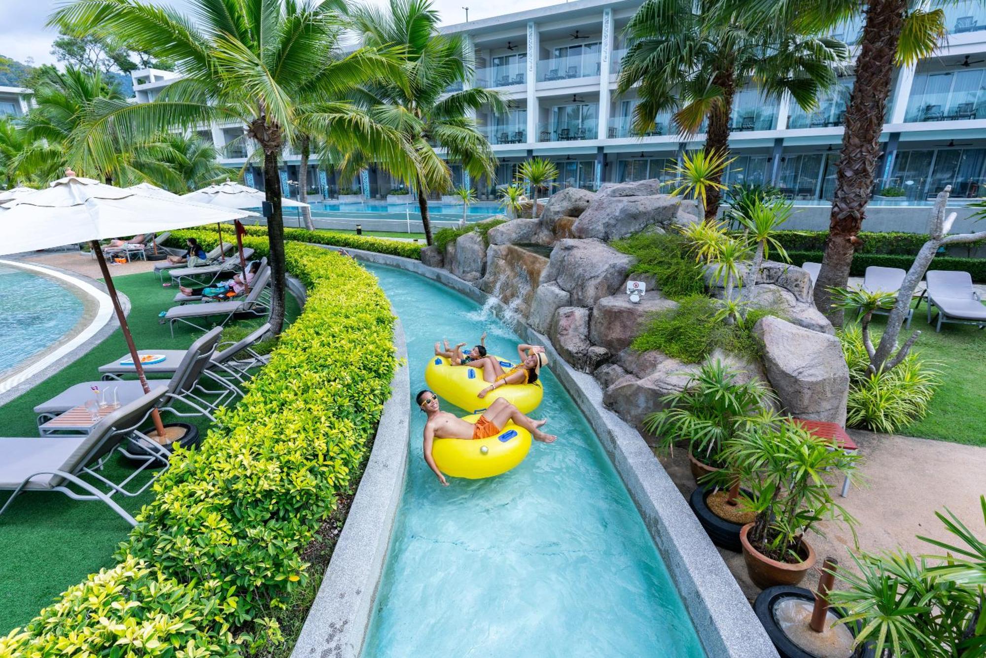 The Sands Khao Lak By Katathani - Sha Extra Plus Zewnętrze zdjęcie The lazy river at the Royal Paradise Hotel & Spa